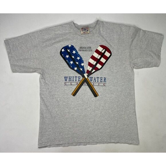 VINTAGE Arkansas River Performance Tour White Water Classic T-shirt Men XL 90s - Picture 1 of 8